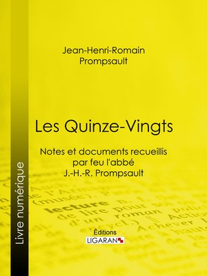 cover image of Les Quinze-Vingts